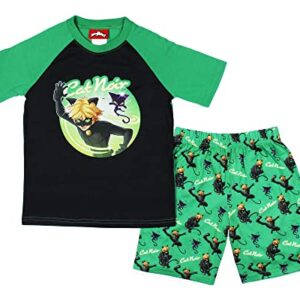 INTIMO Miraculous: Tales of Ladybug & Cat Noir Boys' Character Sleep Pajama Set Shorts (14/16)