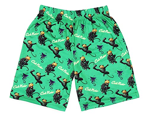 INTIMO Miraculous: Tales of Ladybug & Cat Noir Boys' Character Sleep Pajama Set Shorts (14/16)