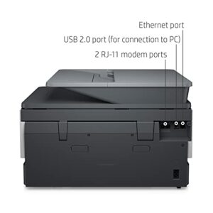 HP OfficeJet Pro 9018e Wireless Color All-in-One Printer with Bonus 6 Months Instant Ink with HP+ (1G5L5A), White