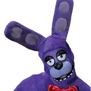 Rubie's Adult Five Nights at Freddy's Bonnie 3/4 Plush Costume Mask, As Shown, One Size US