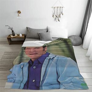 Flannel Blanket Eddy Arnold Soft Lightweight Throw Blanket Warm Durable Sofa Couch Decor Beding 50"X40"