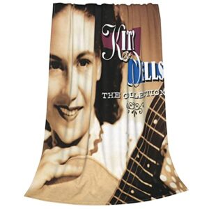 Flannel Blanket Kitty Wells Soft Lightweight Throw Blanket Warm Durable Sofa Couch Decor Beding 50"X40"