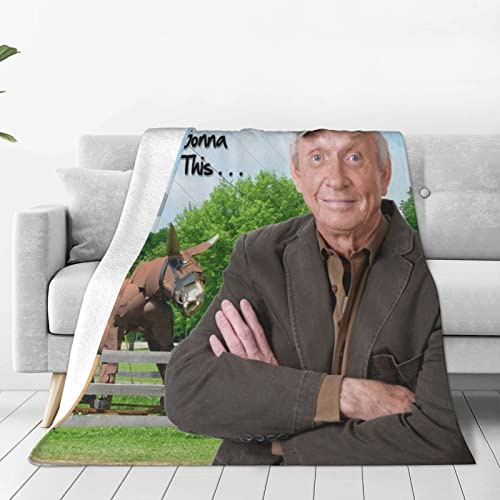 Flannel Blanket Mel Tillis Soft Lightweight Throw Blanket Warm Durable Sofa Couch Decor Beding 50"X40"