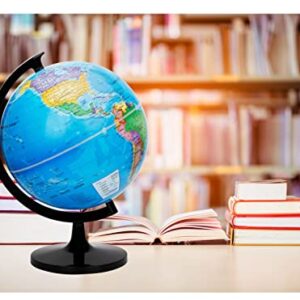 Exerz 12" World Globe - Political Map Educational Globe - DIY Self Assembled School Globe for Classroom