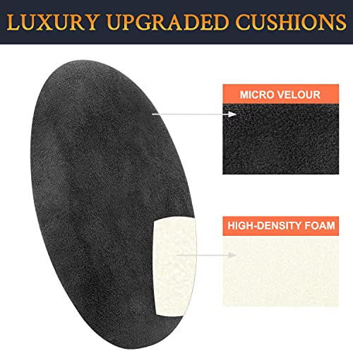 SOULWIT Velour Earpads Replacement for Sennheiser RS120/HDR120/TR120/RS100/RS110/RS115/RS117/RS119/RS135 Headphones, Ear Pads Cushions for TR 120/HDR 120/RS 120/RS 120II/RS 110/RS 135/TR135