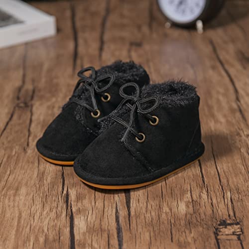 Babelvit Baby Boys Girls Loafers Oxford Shoes Lace Up Sneakers First Walking Shoes PU Leather Moccasins Soft Rubber Sole Boots Unisex Ankle Strap Infant Toddler Newborn Outdoor Sporty Crib Dress