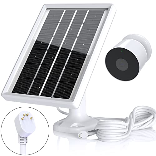 Solar Panel for Google Nest Camera, Camera Solar Panel Charger Work for Google Nest Cam(No Camera)