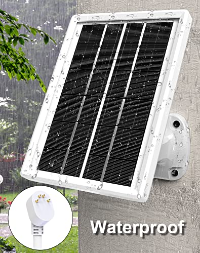 Solar Panel for Google Nest Camera, Camera Solar Panel Charger Work for Google Nest Cam(No Camera)