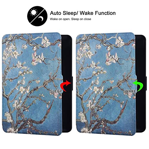 Case Compatible with Kindle Paperwhite Case Fits 10th Generation 2018 Released eBook Reader Covers Smart Accessories PU Leather Kindle Covers - Book Cover