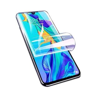lookseven 3 pack hydrogel film for samsung galaxy note 10 plus transparent soft tpu screen protector, high sensitivity protective film (not tempered film)