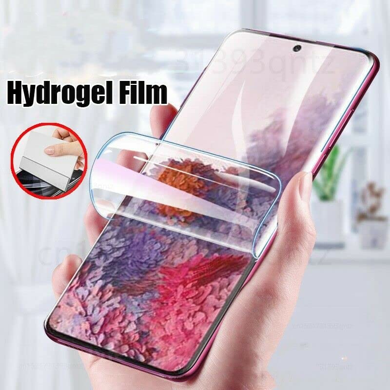 LOOKSEVEN 3 Pack Hydrogel Film For Samsung Galaxy Note 10 Plus Transparent Soft TPU Screen Protector, High Sensitivity Protective Film (Not Tempered Film)