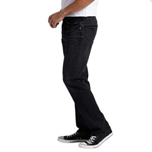 Silver Jeans Co. Men's Machray Athletic Fit Straight Leg Jeans, Dark Wash Cbb532, 36W x 32L