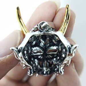 Ghost samurai.Mask pendant