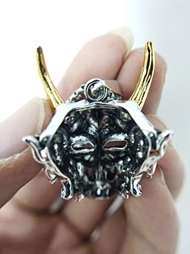 Ghost samurai.Mask pendant