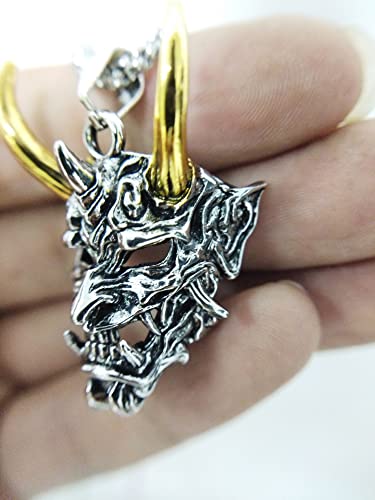 Ghost samurai.Mask pendant