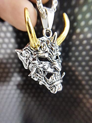 Ghost samurai.Mask pendant