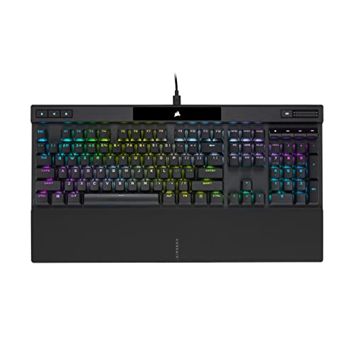 Corsair K70 RGB PRO Wired Mechanical Gaming Keyboard CH-9109414 -Cherry MX RGB Speed Switches: Linear and Rapid(Renewed)