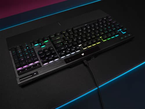 Corsair K70 RGB PRO Wired Mechanical Gaming Keyboard CH-9109414 -Cherry MX RGB Speed Switches: Linear and Rapid(Renewed)