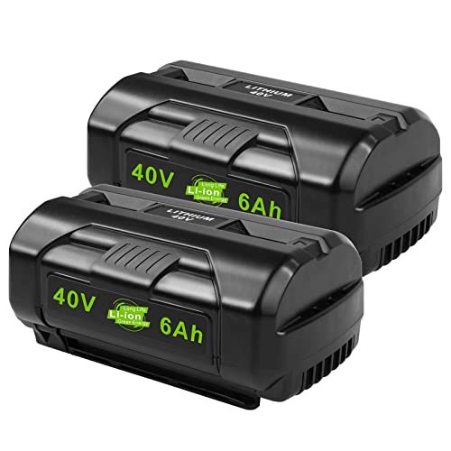 Fancy Buying 40V 6000mAh Replacement Battery for Ryobi Volt OP4050A OP4015 OP4026 OP40201 OP40261 OP4030 OP40301 OP4040 OP40401 OP4050 OP40501 OP40601(2 Pack)