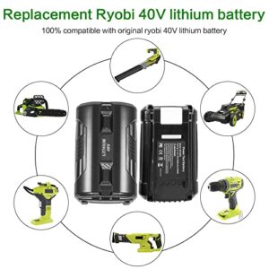 Fancy Buying 40V 6000mAh Replacement Battery for Ryobi Volt OP4050A OP4015 OP4026 OP40201 OP40261 OP4030 OP40301 OP4040 OP40401 OP4050 OP40501 OP40601(2 Pack)