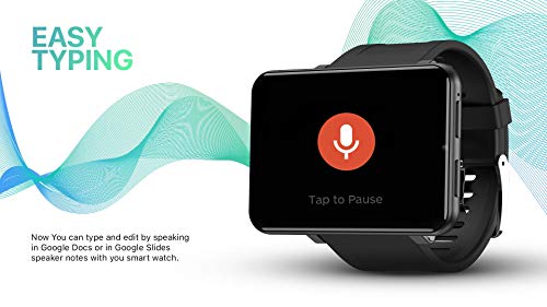 Sfit Smart Watch Sf100 Black Sport Fitness Monitor, Touch Screen Phone for Men/Women