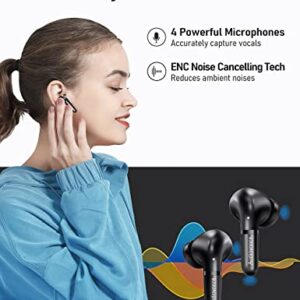 Audiovance Euphony 501 Wireless Earbuds Bluetooth Headphones for iPhone and Android, Active Noise Cancelling Wireless Ear Buds (EU501)