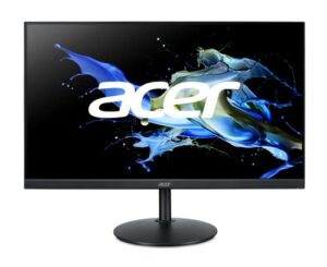 acer cba242y abmiprx 23.8" full hd (1920 x 1080) zero frame home office monitor | amd radeon free sync | 1ms vrb | 75hz refresh | height adjustable stand with tilt & pivot (display, hdmi & vga ports)