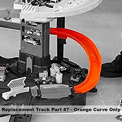 Replacement Parts for Hot Wheels City Ultimate Garage GJL14 - Die-Cast Cars Playset ~ Replacement Track Part #7 - Orange Curve