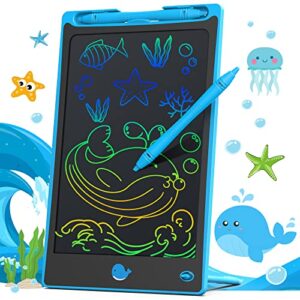 hockvill lcd kids writing tablet, learning toys for 2 3 4 5 6 7 year old girls boys, 8.8 inch doodle board for toddlers, reusable electronic drawing pad, birthday gift for children