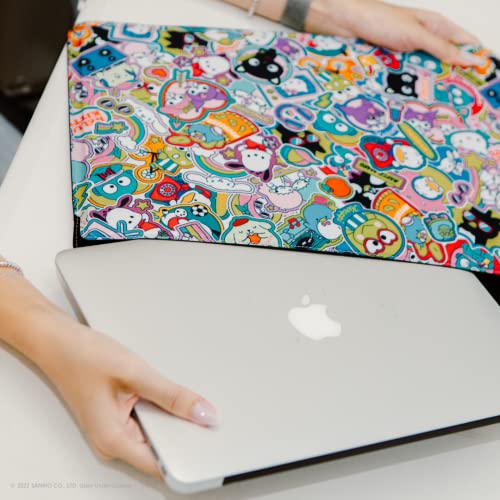 Sonix x Sanrio Laptop Sleeve, Foldable Case and Stand Compatible with Most 15 inch Laptops (Hello Kitty and Friends)