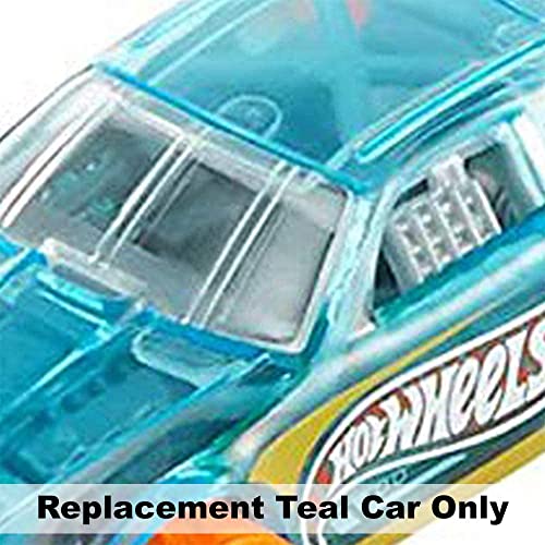 Replacement Part for Hot Wheels Mega Racer Track Builder ~ FTL69 - Replacement Teal Car