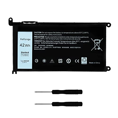 WDXOR Replacement Laptop Battery Compatible with Dell Inspiron 13 14 15 5000 7000 Series 5368 5378 5565 5567 5568 5578 7368 7378 7560 7570 7579 7569 Latitude 3189 3480 3580 3379 Vostro 5468D Series