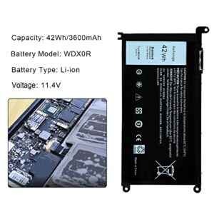 WDXOR Replacement Laptop Battery Compatible with Dell Inspiron 13 14 15 5000 7000 Series 5368 5378 5565 5567 5568 5578 7368 7378 7560 7570 7579 7569 Latitude 3189 3480 3580 3379 Vostro 5468D Series