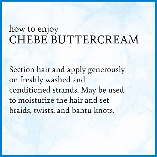Camille Rose Black Castor Oil & Chebe Buttercream | 8 oz | Strengthening Texture Butter | Restores Moisture for Thick, Textured Hair