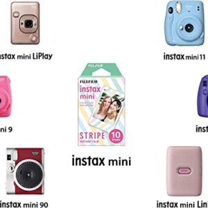 Fujifilm Instax Mini Stripe Instant Film 6 Packs of 10 Shots Bulk Pack