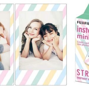 Fujifilm Instax Mini Stripe Instant Film 6 Packs of 10 Shots Bulk Pack