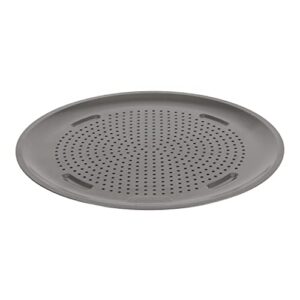 goodcook airperfect 14'' nonstick carbon steel large pizza pan, gray (4483)
