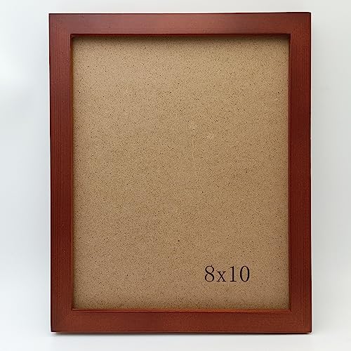 ZXT-parts 8x10 Picture Frames Brown Photo Frame. Solid Wood, Plastic Panel, The Tabletop or The Wall.