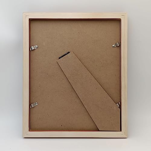 ZXT-parts 8x10 Picture Frames Brown Photo Frame. Solid Wood, Plastic Panel, The Tabletop or The Wall.