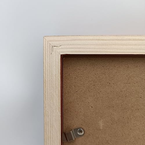 ZXT-parts 8x10 Picture Frames Brown Photo Frame. Solid Wood, Plastic Panel, The Tabletop or The Wall.