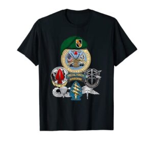 us army 5th special forces group vietnam veteran t-shirt