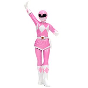 Jada Toys Mighty Morphin Power Rangers 1:24 Toyota FT-1 Concept Die-cast Car w/ 2.75" Pink Ranger Figure, Toys for Kids and Adults