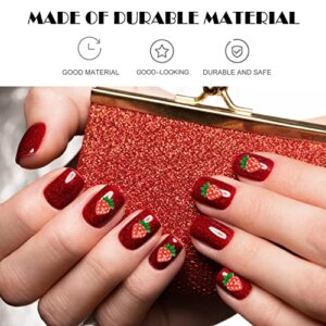 Nail Jewels Nail Jewels 30Pcs 3D Fruits 3D Nail Fruits Charms 3D Nail Rhinestones Fruits Nail Studs Nail Art Charms Decoraciones para Uñas Acrilicas Decoraciones para Uñas Acrílicas