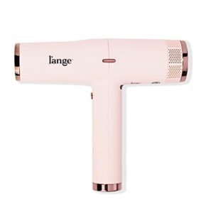 l'ange hair le styliste luxury hair dryer | quiet brushless blow dryer with diffuser | 1875 watts for 4x faster drying | hairdryer with 3 heat & speed settings | best hair dryers for blowouts (blush)