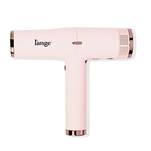 L'ANGE HAIR Le Styliste Luxury Hair Dryer | Quiet Brushless Blow Dryer with Diffuser | 1875 Watts for 4X Faster Drying | Hairdryer with 3 Heat & Speed Settings | Best Hair Dryers for Blowouts (Blush)