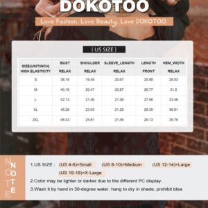 Dokotoo Crewneck Fall Sweaters for Women Long Sleeve Cut Out Backless Soft Tie Knot Knitted Pullover Casual Loose Gray Jumper Tops S