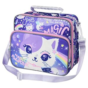 kidspunk lunch box kids, girls lunch box insulated lunch bag bento lunch box for kids cute cat lunch box for girls insulated lunch box for boys lunchboxes kids with water bottle holder