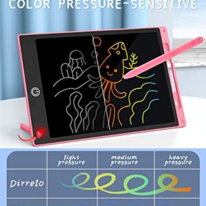 LCD Writing Tablet for Kids, 2Pck Drawing Tablets Toddler Toys Doodle Board 12 inch Writing Pad Drawing Tablet, Boys Girls Gift Trip Travel Essentials Learning Games 3-5 6-8 9-12 Year Old, Blue+Pink