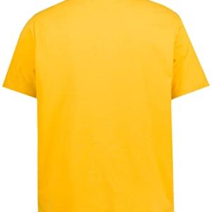 JP 1880 Menswear Big & Tall Plus Size L-8XL Outdoor Print Tee Golden Yellow XXXX-Large 808934459