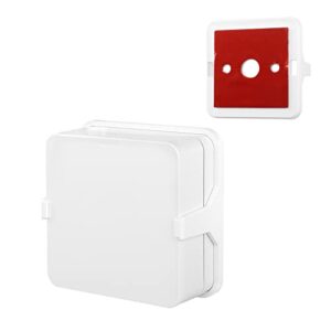 koroao adhesive wall mount for lutron caseta smart bridge, compatible with lutron caseta l-bdg2/l-bdgpro2 adhesive or screw wall bracket - easy to install (not compatible with pd-rep)